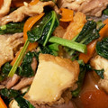 merim's cooksnap of when they made 簡単！小松菜と厚揚げと挽肉の甘辛生姜炒め.