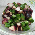 ぐっちＰＩＮＧＵ's cooksnap of when they made たことオクラのさわやか和え♪.