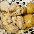 OTO☆HANA's cooksnap of when they made 手羽元とお芋のあっさりニンニク煮.