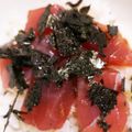 くむちん's cooksnap of when they made 塩昆布でまぐろの漬け丼.