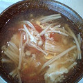 さぁ★たぁ★'s cooksnap of when they made トマトとえのきのふんわり♡卵スープ.