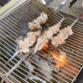 たけうちーの's cooksnap of when they made 安い大好き鶏皮のやきとり下ごしらえ.