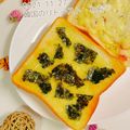柚子♡⸝⸝⸝'s cooksnap of when they made 超ズボラ！韓国海苔のマヨネーズトースト.