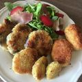 Yokchina's cooksnap of when they made たまねぎだけでメンチ？カツ.