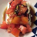 ベティ３'s cooksnap of when they made あと一品に！3分で！トマトと塩昆布の冷奴.