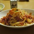 ぽってり堂's cooksnap of when they made イカわたトマトソースパスタ.