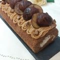 ＊naｰno＊'s cooksnap of when they made 栗のモンブランロールケーキ.