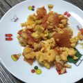 みりん調味料's cooksnap of when they made リコピン吸収力アップ！トマトと卵の炒め物.