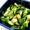 お料理ニャロメ's cooksnap of when they made 麺つゆで簡単♪胡瓜・塩昆布の即席浅漬け.