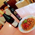 シューひろちゃん's cooksnap of when they made たっぷりトマトとキュウリの冷製パスタ☆.