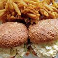 Lake☆Erie's cooksnap of when they made 〖 海老カツバーガー　レモンペッパー味〗.