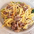 クックGL62JM☆'s cooksnap of when they made 豚にらオイスター焼きそば.