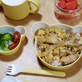 Hゆみ's cooksnap of when they made 超簡単ふんわり親子丼♪幼児にも.