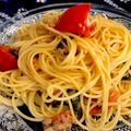 のらむーちょ's cooksnap of when they made ☆簡単☆和風冷製パスタ.