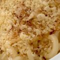 MULA's cooksnap of when they made ズボラ飯＊揚げ玉と鰹節のぶっかけうどん＊.