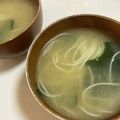 papikun's cooksnap of when they made そうめんとわかめの味噌汁.