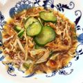 Mimiromi's cooksnap of when they made きゅうりとえのきのごま酢.