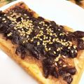Ｅｍｉｙ's cooksnap of when they made ★胡麻餡子バター香ばしトースト★.