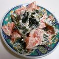 bonnet's cooksnap of when they made トマトとワカメのサラダ♪.