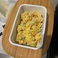 peanutsss's cooksnap of when they made かぼちゃとハムのマスタードマヨサラダ.