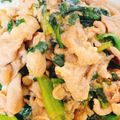 りーとぽん's cooksnap of when they made 簡単！美味しい！豚バラほうれん草炒め♪.