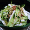 ひっこ's cooksnap of when they made 長芋と胡瓜の梅和え.