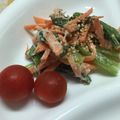 ほあちん's cooksnap of when they made 小松菜とツナのマヨネーズナムル.