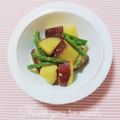 まあまま☆0403's cooksnap of when they made いんげんと薩摩芋のバター醬油チーズ炒め.