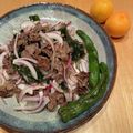 烏龍茶梅's cooksnap of when they made 牛肉と赤玉ねぎのフレンチ味噌サラダ仕立て.