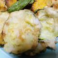 くりすたるけいこ's cooksnap of when they made ジャンボズッキーニの天ぷら.
