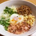 バンビーノ☆'s cooksnap of when they made 丸亀風の釜玉うどん(だし醤油).