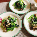 yesmama's cooksnap of when they made 小松菜と椎茸のしらす炒め☆.