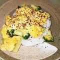 すぎひのき's cooksnap of when they made ブロッコリー の卵炒め。.