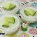 みかかめ's cooksnap of when they made ミキサーで簡単♫メロンのムース.