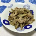 おはなすき's cooksnap of when they made メインにもなる！豚肉とごぼうのきんぴら.