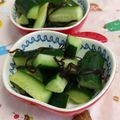 赤い電話's cooksnap of when they made 超簡単！すぐに食べれるキュウリ漬け.