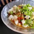 ♪Key♪'s cooksnap of when they made 糖質0麺ダイエット簡単アボカドキムチ蕎麦.