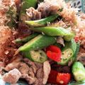 seacomet's cooksnap of when they made ポン酢だけ♪豚コマとオクラの炒めもの.