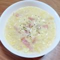 ＊なぁ＊'s cooksnap of when they made 簡単＊カルボナーラ風チーズリゾット.
