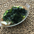 Jaye's cooksnap of when they made 鱈のレンチン簡単酒蒸し長ネギとわかめのせ.