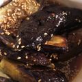 にゃんこりんご's cooksnap of when they made 簡単！焼きなす♪美味しいごまにんにくだれ.
