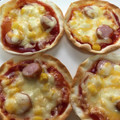 ちょのすけ's cooksnap of when they made 超簡単！餃子の皮でアレンジピザ♪.