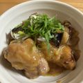 ☆na6284☆'s cooksnap of when they made 少ない油！揚げナスと胸肉のみぞれ煮.