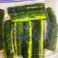 まゆ食堂's cooksnap of when they made 【串にさしたらお祭り気分】きゅうり１本漬.