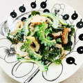 あっこ姉's cooksnap of when they made ゴーヤとわかめのマヨあえ.