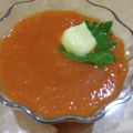 クック1KNFZL☆'s cooksnap of when they made トマト缶&玉ねぎの冷凍マヨデコ冷製スープ.