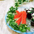 Satoco❋'s cooksnap of when they made お弁当の彩りに！カニカマのカイワレ巻.
