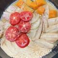 クックM6DK2O☆'s cooksnap of when they made 鶏手羽と豚バラと大根と南瓜のトマト味噌鍋.