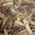 くまちゃん2004's cooksnap of when they made 牛肉とたけのこの春雨炒め～♪♪.