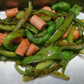 G_Yossan's cooksnap of when they made 魚肉ソーセージとピーマンの炒め物♫.